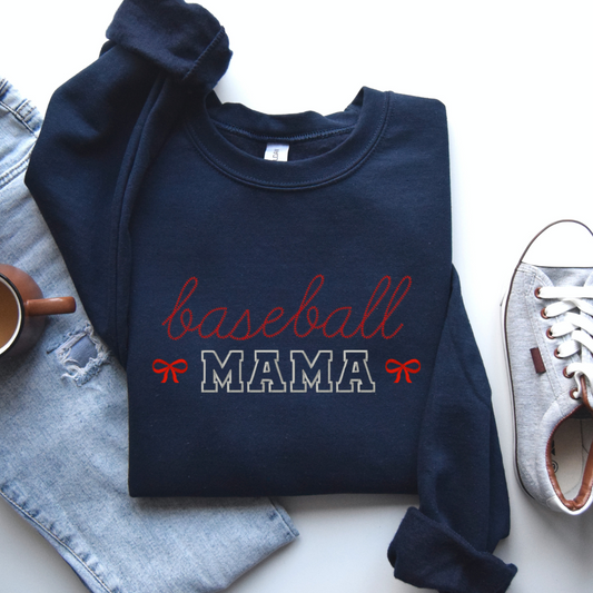 Baseball Mama Stitching