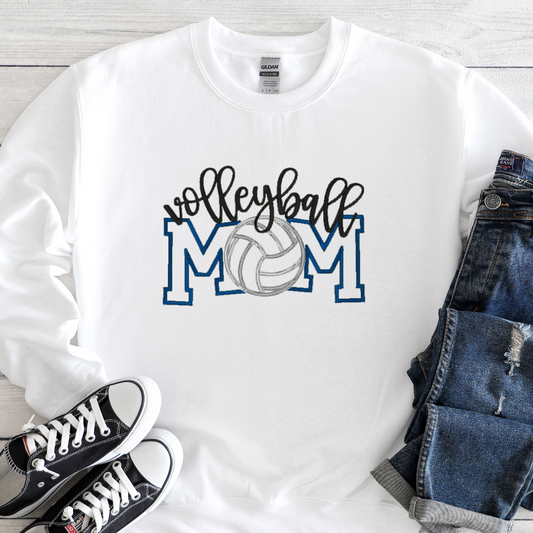 Volleyball Mom Embroidery