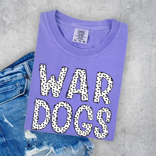 Comfort Colors Dotted Wardogs