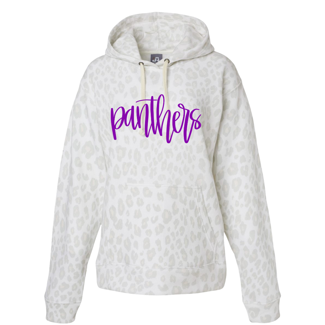 Mascot Snow Leopard Hooded Sweatshirt