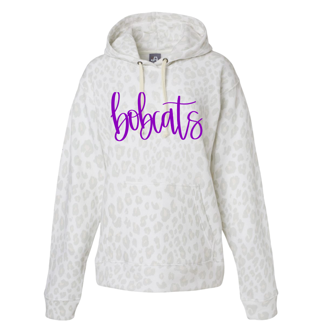 Mascot Snow Leopard Hooded Sweatshirt