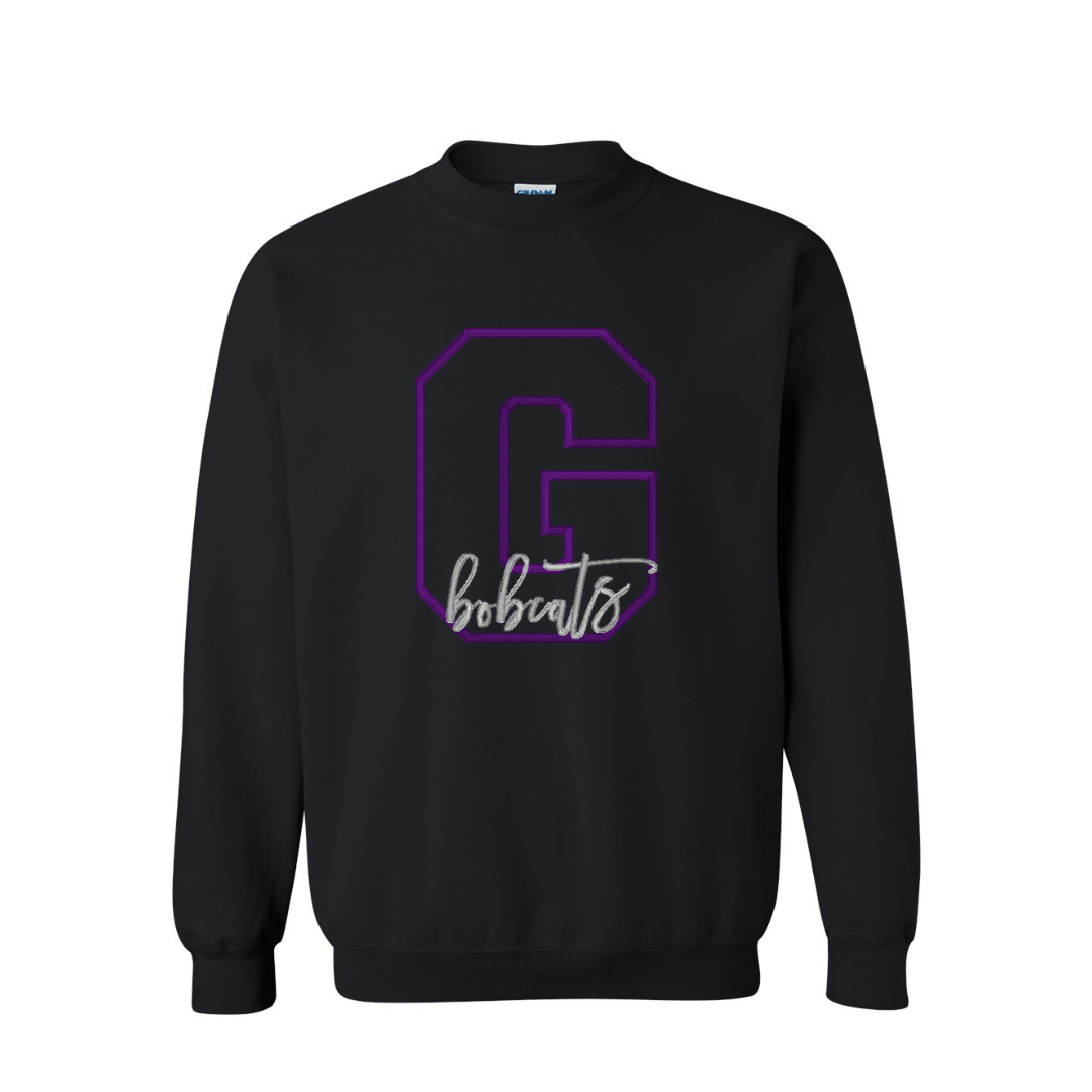 Gilmer Bobcats Glitter Crewneck