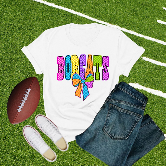 Neon Checkered Bobcats