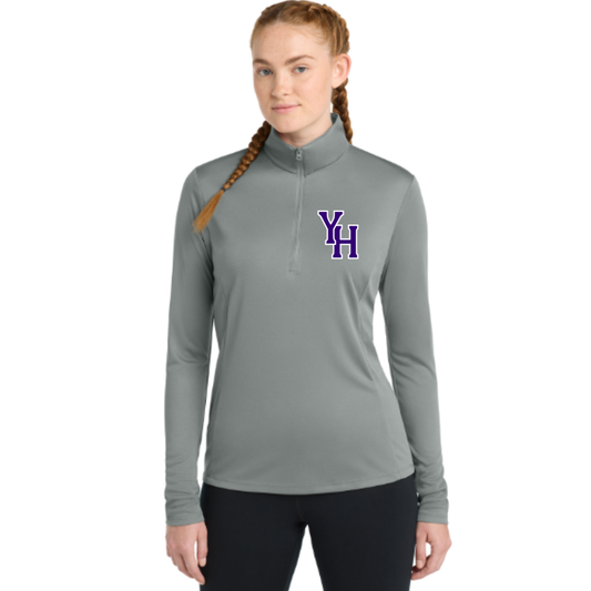 2025 YH Concrete Moisture Wicking 1/4 Zip Pullover