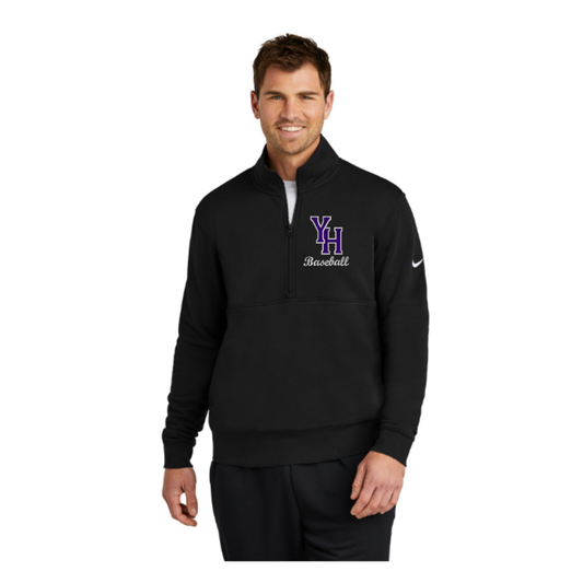 Nike Club Fleece Men's 1/2 Zip- Embroidered YH