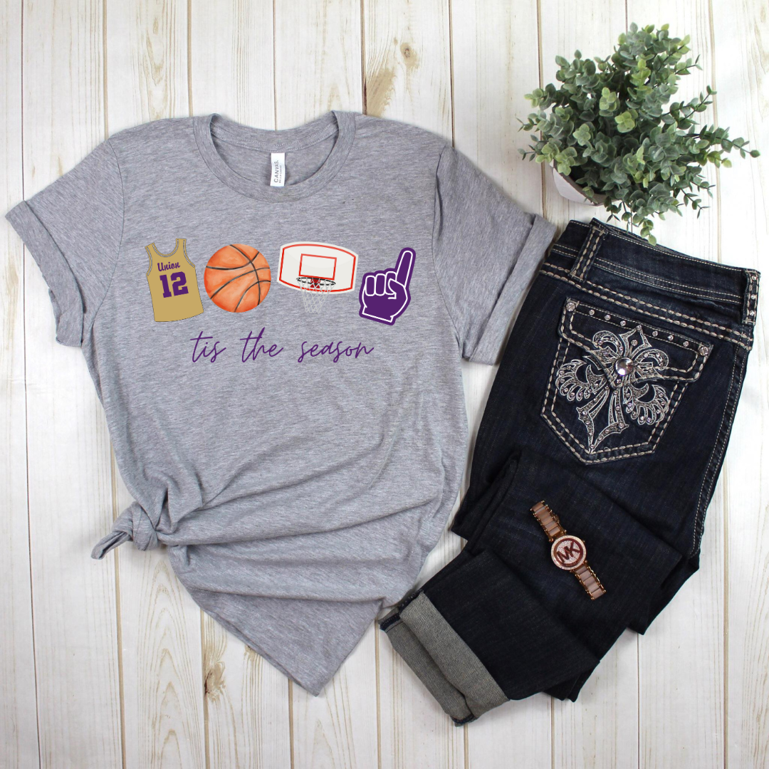 Custom Basketball Tis The Season Top