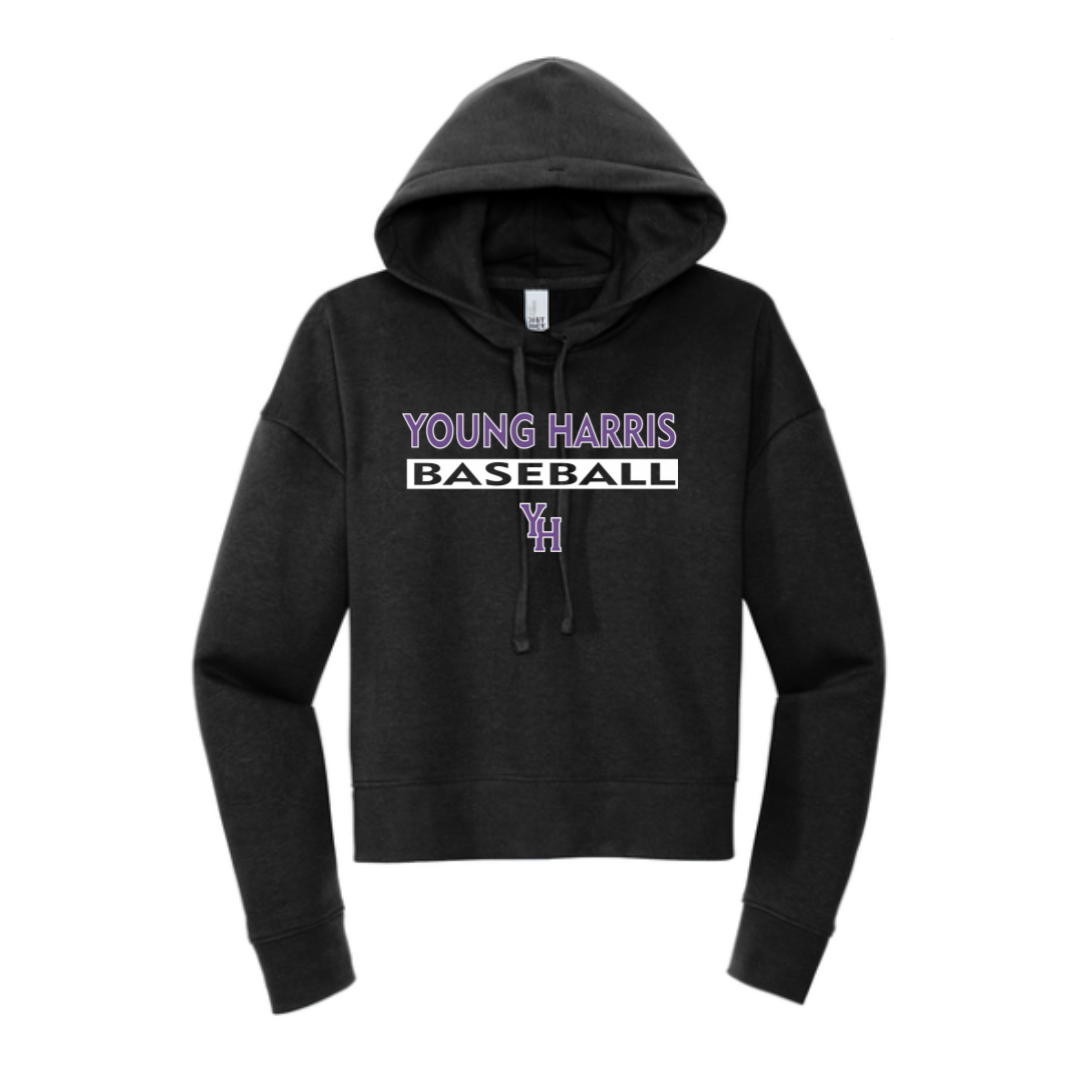 YH Baseball Cropped Women's Hoodie- District
