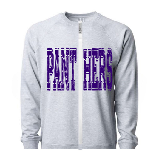 Mascot Varsity Grunge Cardigan Sweatshirt