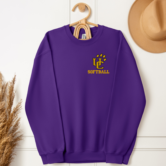 UC Softball Gildan Crewneck- Adult