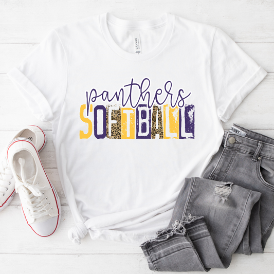 Panthers Softball Leopard