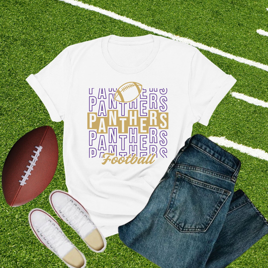 Scroll Panthers Football- Adult
