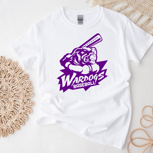 Wardogs Purple Logo Cotton Short Sleeve- Adult