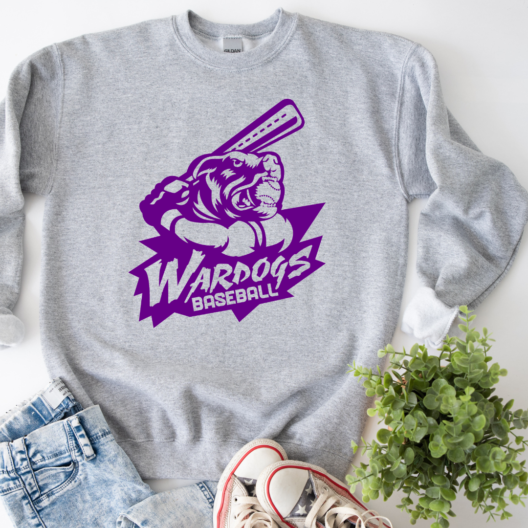 Wardogs Purple Logo Cotton Short Sleeve- Youth