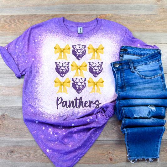 Bleached Panthers Coquette Bows