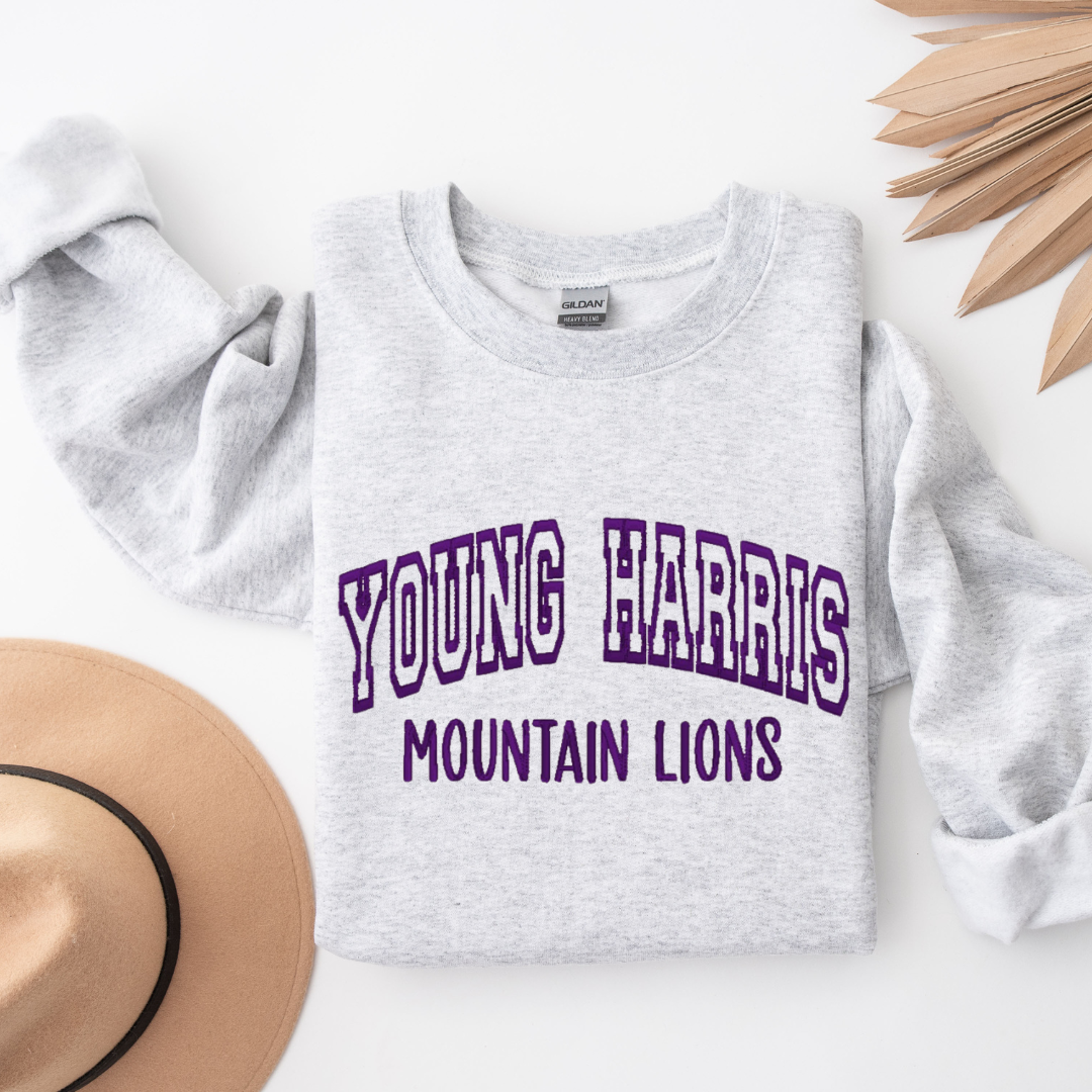 Young Harris Embroidered Sweatshirt- Adult