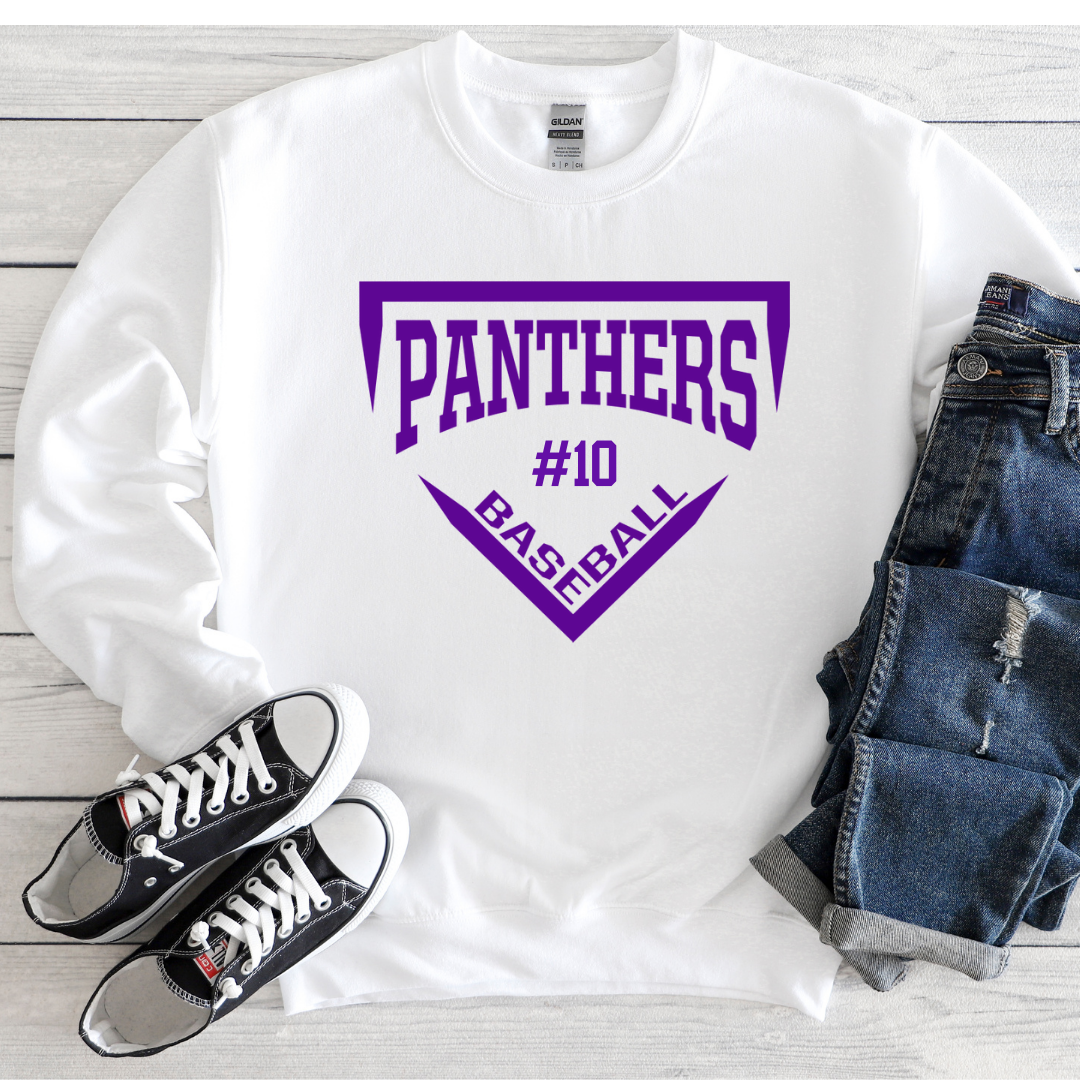 Personalized Panther Baseball