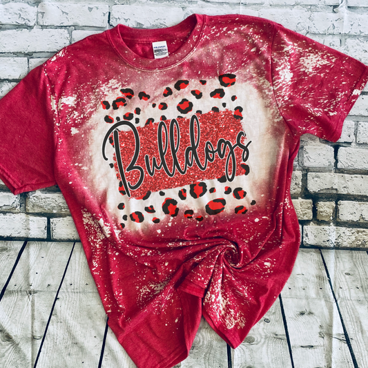 Bleached Bulldogs Leopard Pattern Print