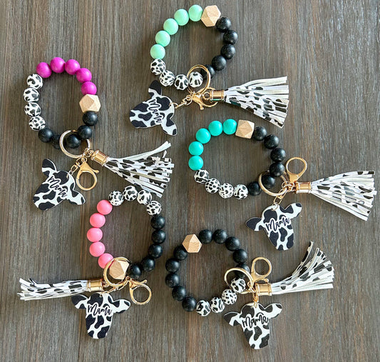 Mama Cow Keychain