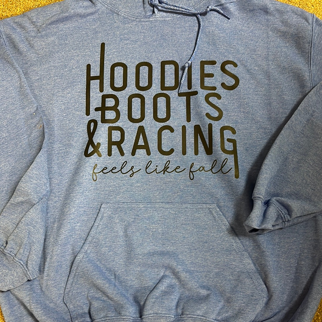 Hoodies Boots and Racing