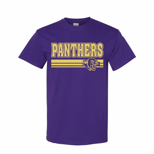 '23 Panthers Retro Lines Gold- Adult