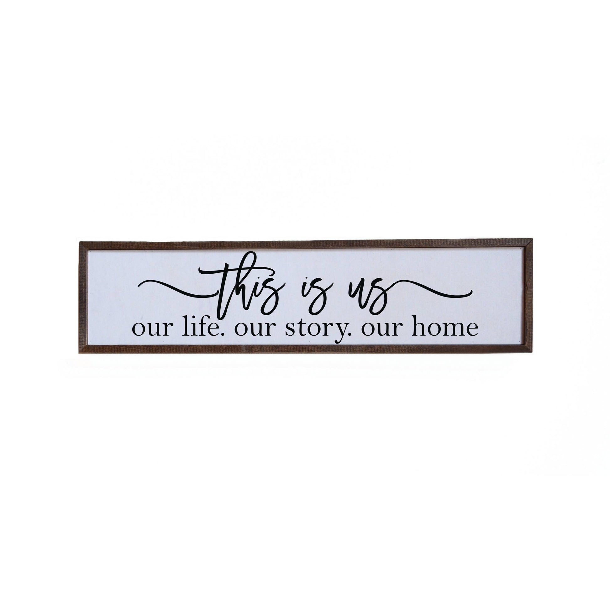 This Is Us - Our Story Our Life Our Home - 24x6 – Southern Peach