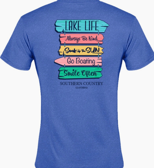 Lake Life Blue T-Shirt