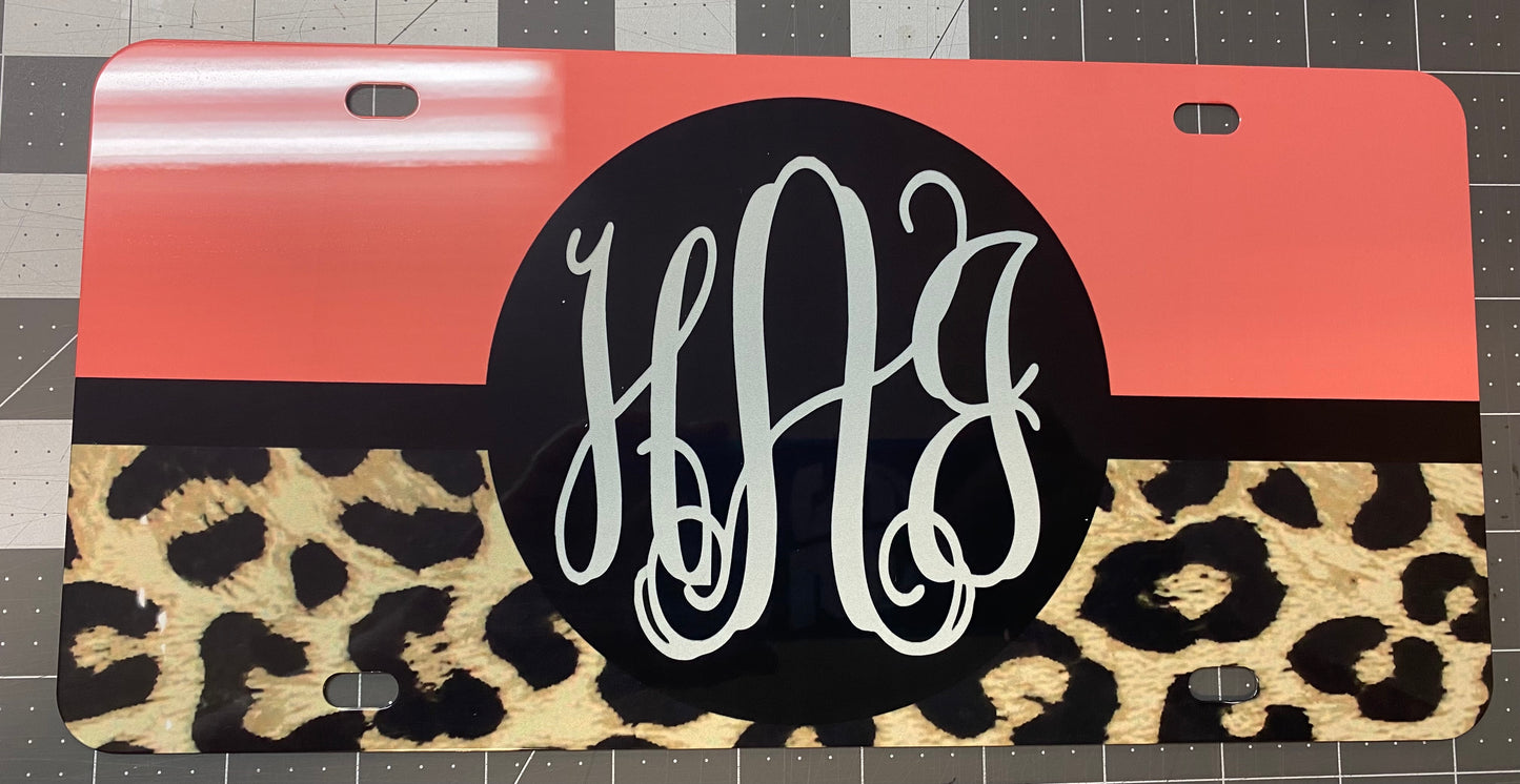 Sublimated Car Tag